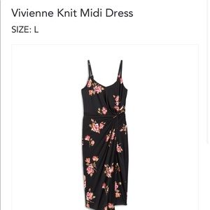 Nine Britton Vivienne midi dress: NWT L